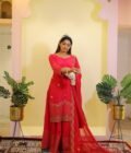 Royal Crepe Sharara Set A stunning embroidered Crepe Shara Set with bordered Organza Dupatta