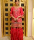 Evergreen Crepe Shirt & Garara Set with Chinon Dupatta