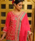 Evergreen Crepe Shirt & Garara Set with Chinon Dupatta