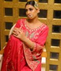 Evergreen Crepe Shirt & Garara Set with Chinon Dupatta