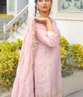 Shimmer Glam Sharara Suit with Jal Work
