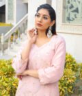 Shimmer Glam Sharara Suit with Jal Work