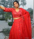 Red Regalia Silk Organza Lehenga